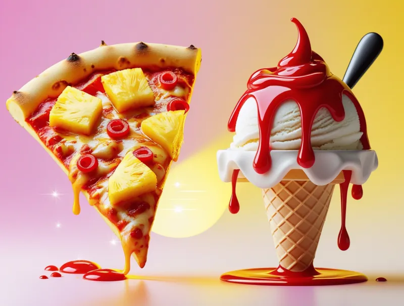 Pineapple Pizza or Ketchup Ice Cream?