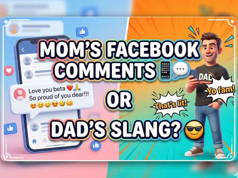 Mom's Facebook Comments or Dad's Slang?
